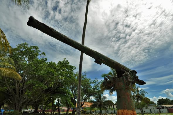 Machine Gun Beach on Coronation Drive in Madang